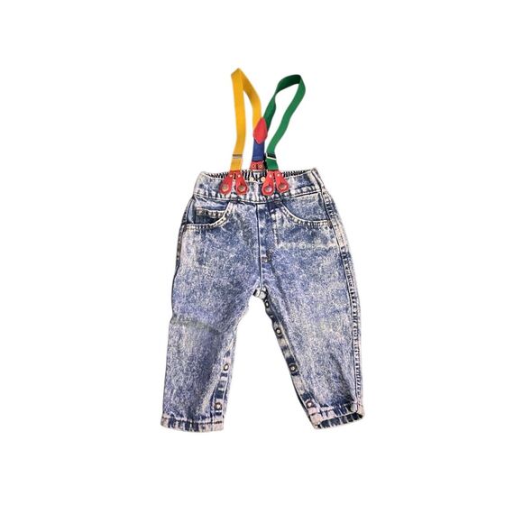 Little Levis Suspender Retro Jeans - Picture 1 of 5